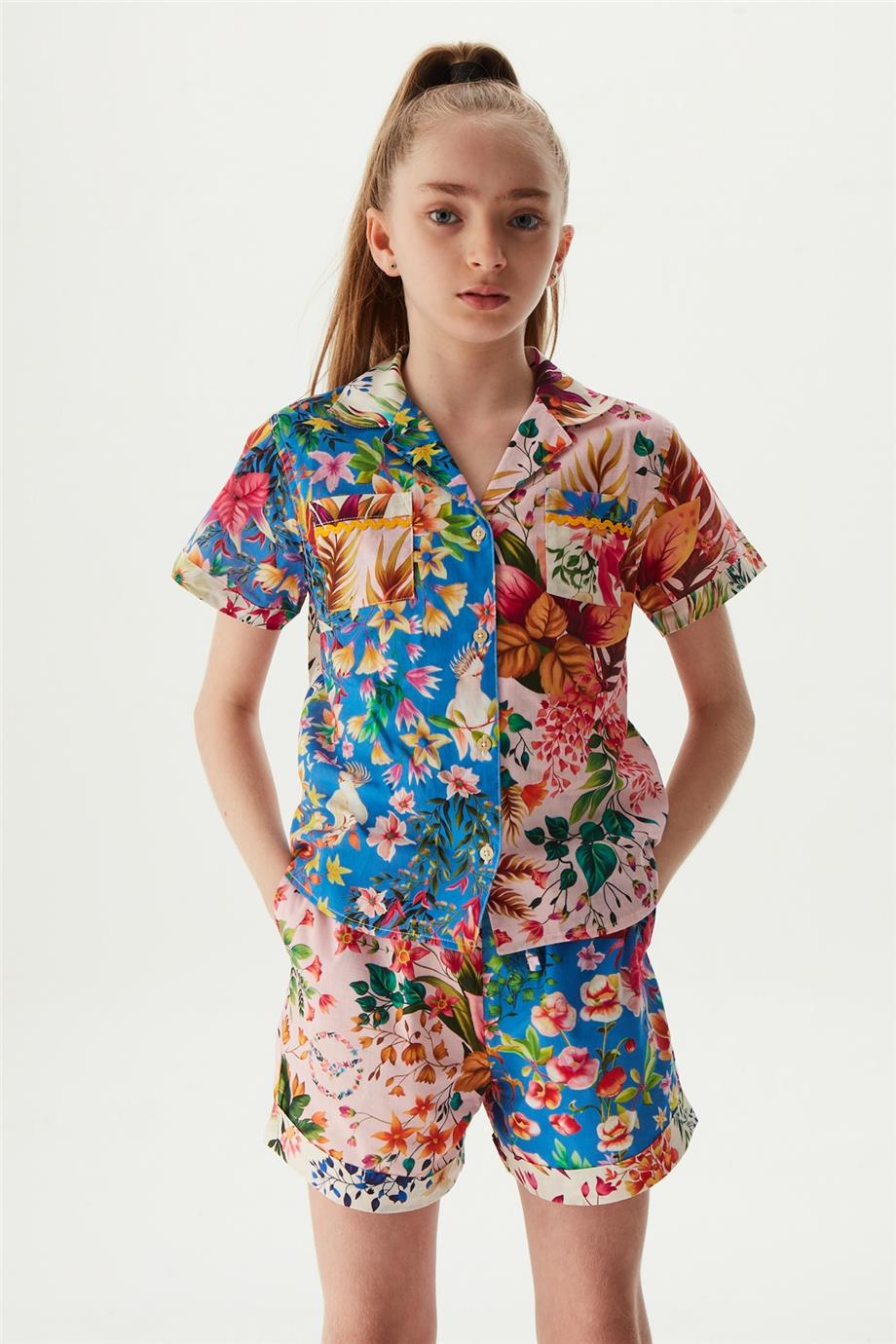 Girl Patterned Shirt