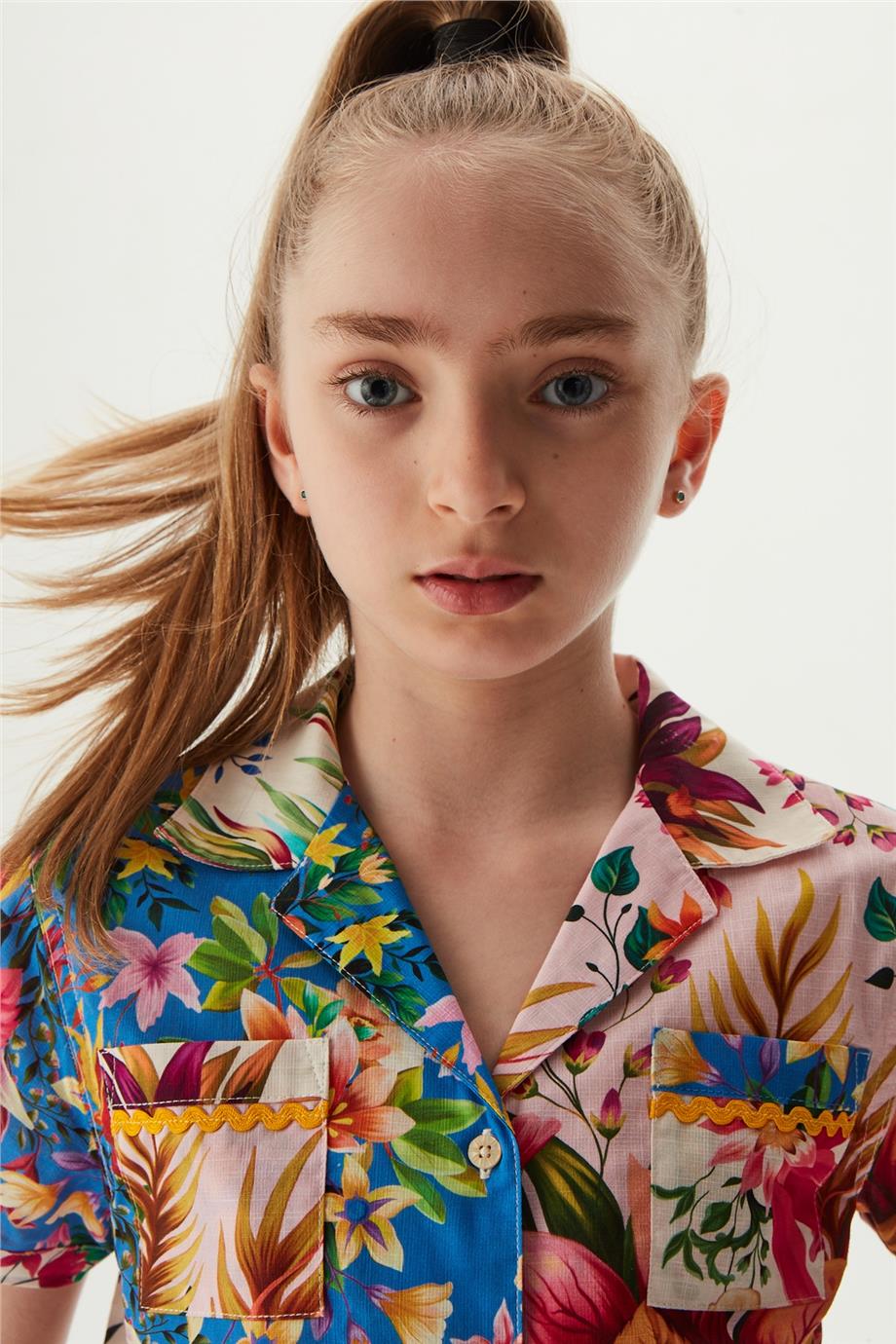 Girl Patterned Shirt