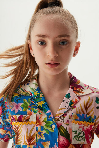 Girl Patterned Shirt