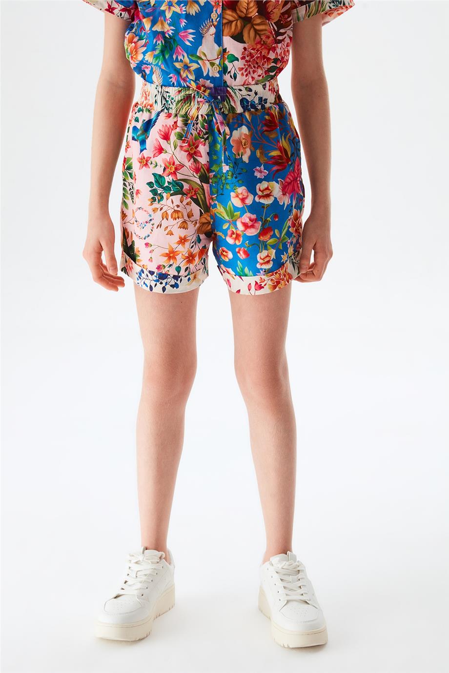 Girl Patterned Shorts - BgStore