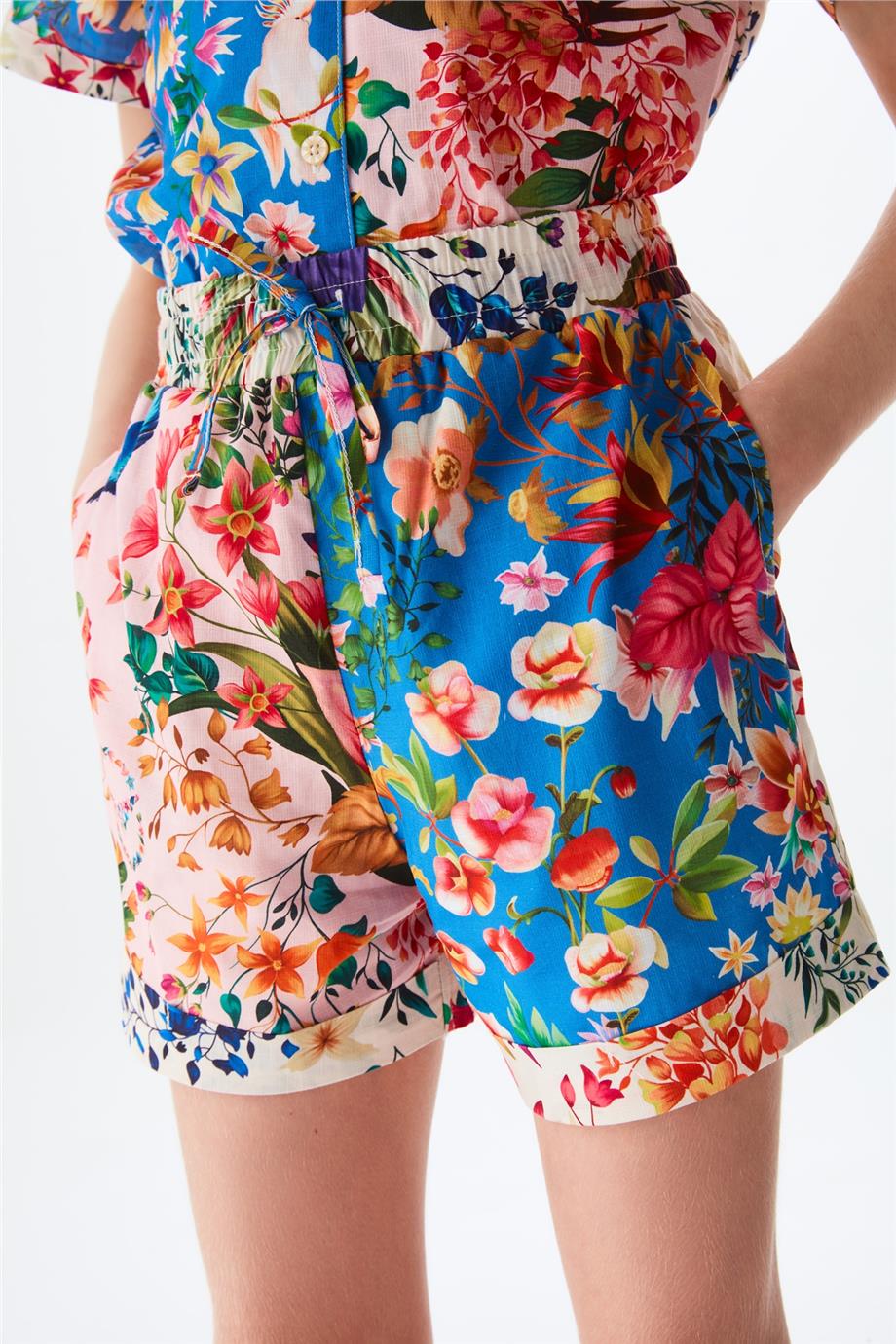 Girl Patterned Shorts - BgStore