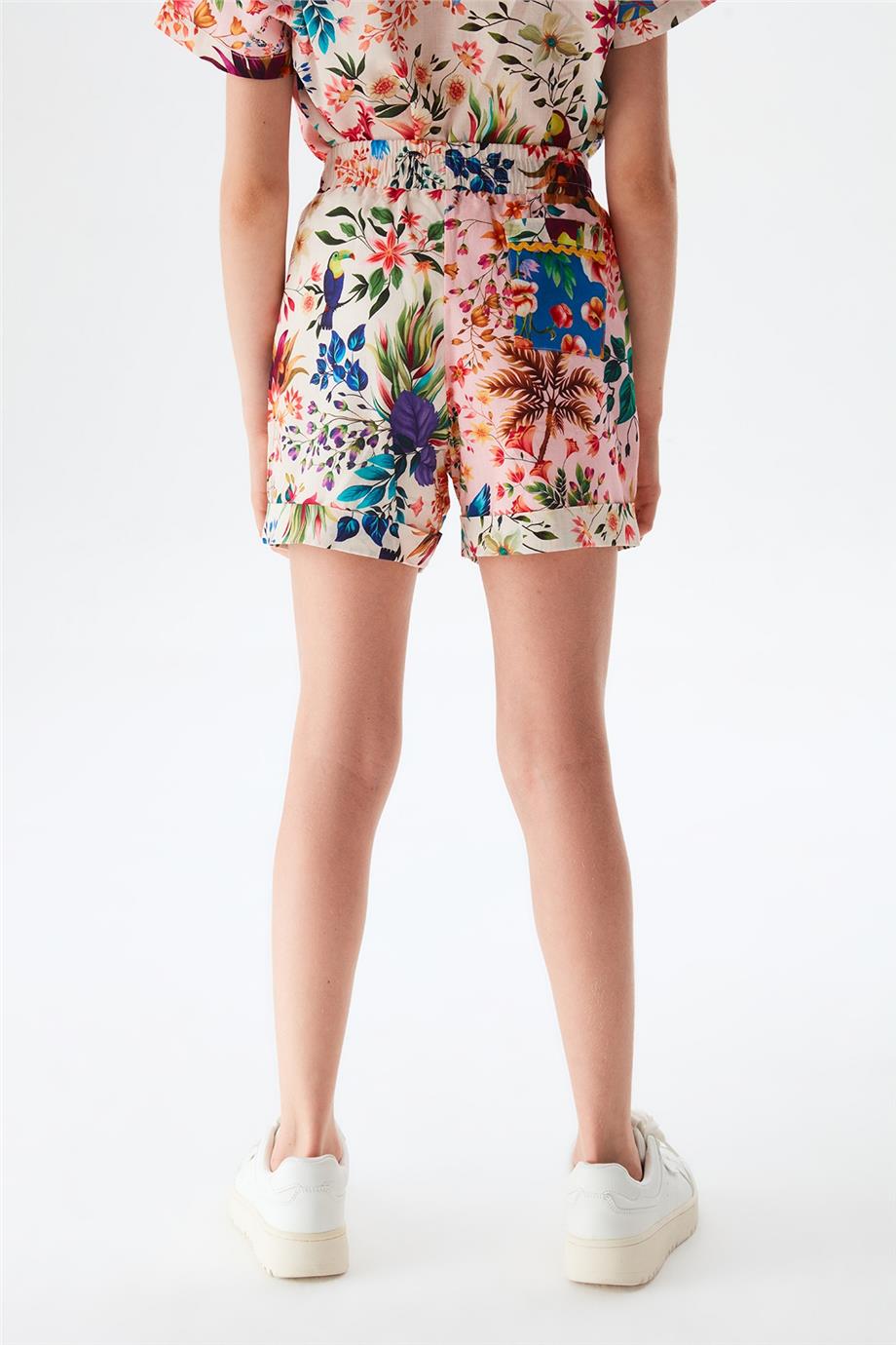 Girl Patterned Shorts - BgStore
