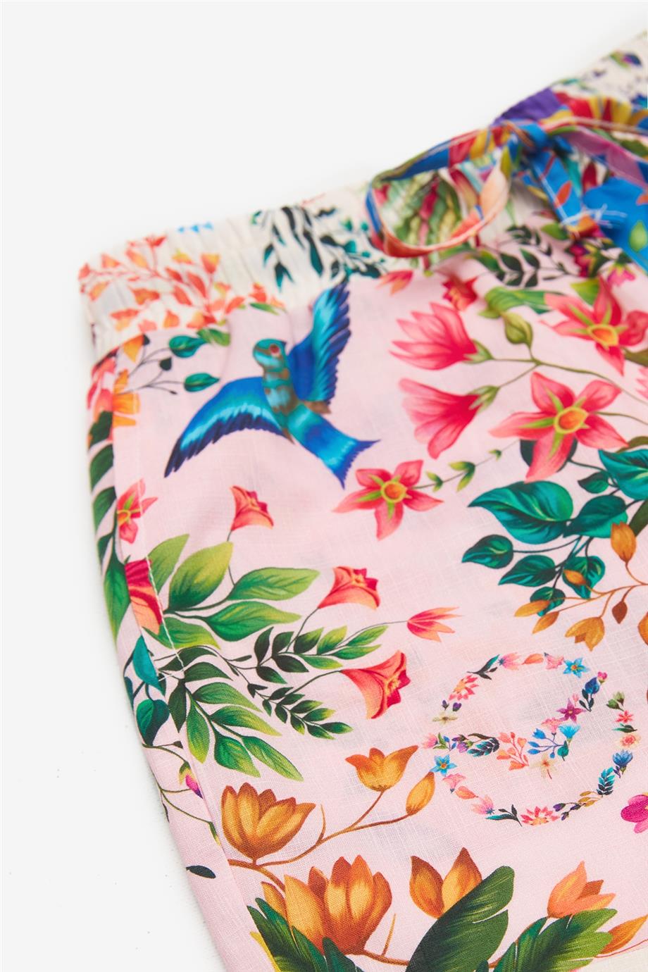 Girl Patterned Shorts