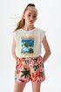 Girl Patterned Shorts - BgStore