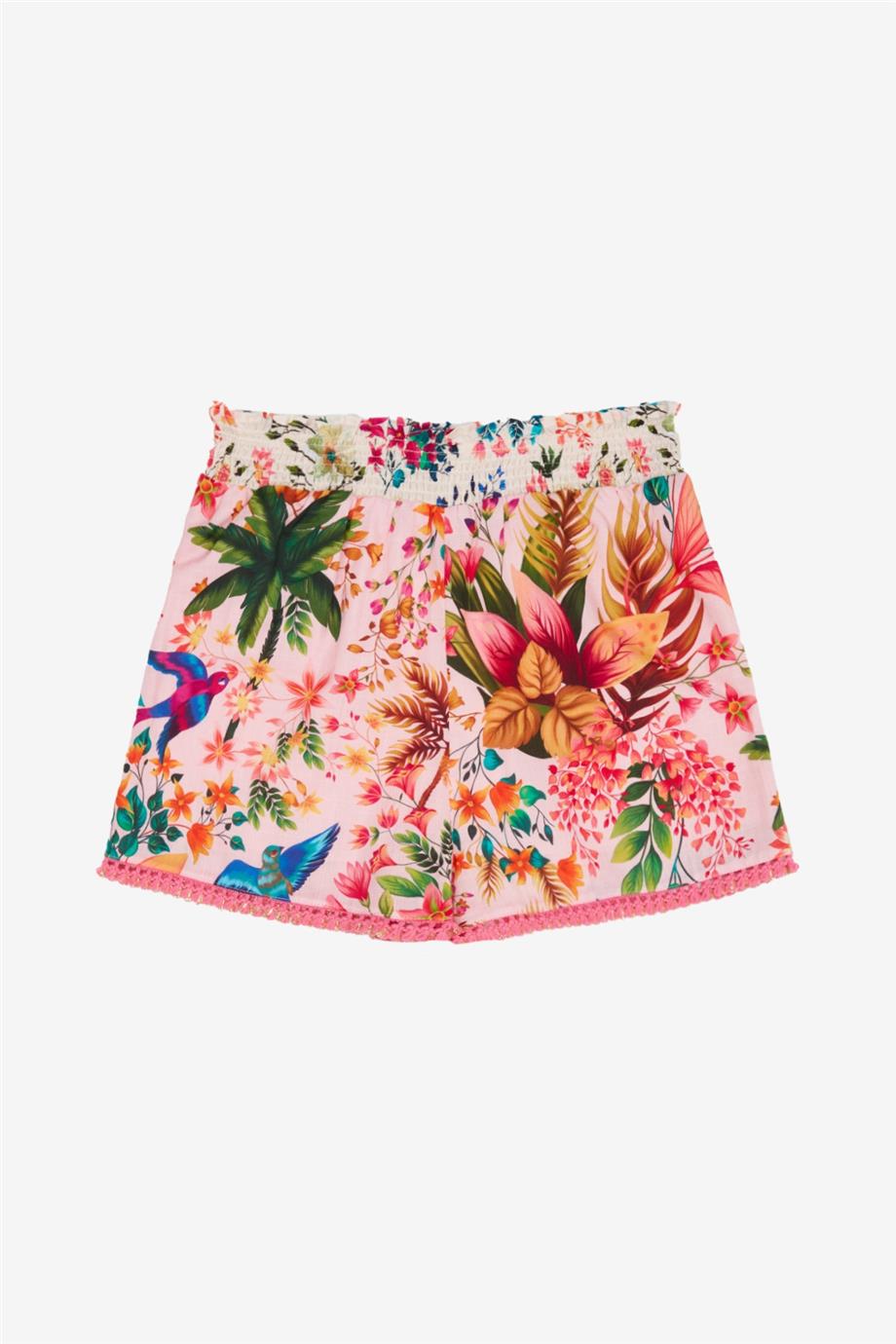 Girl Patterned Shorts - BgStore