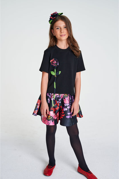 Girl Patterned Shorts