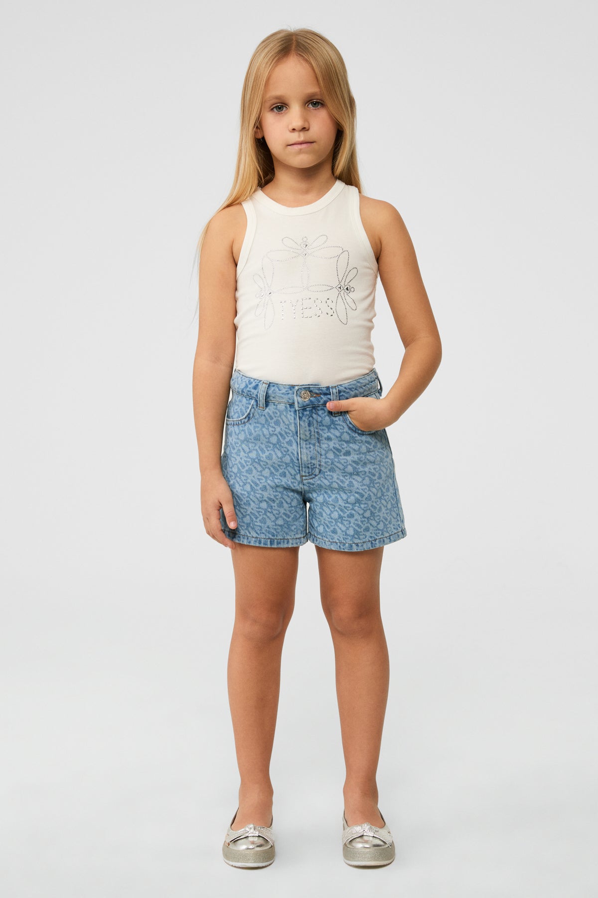 Girl Patterned Shorts