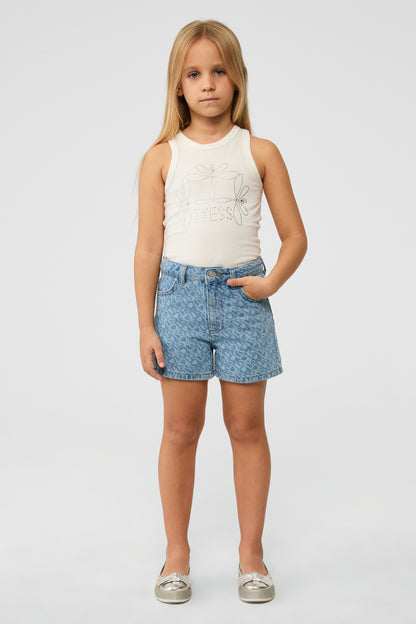 Girl Patterned Shorts