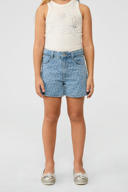 Girl Patterned Shorts
