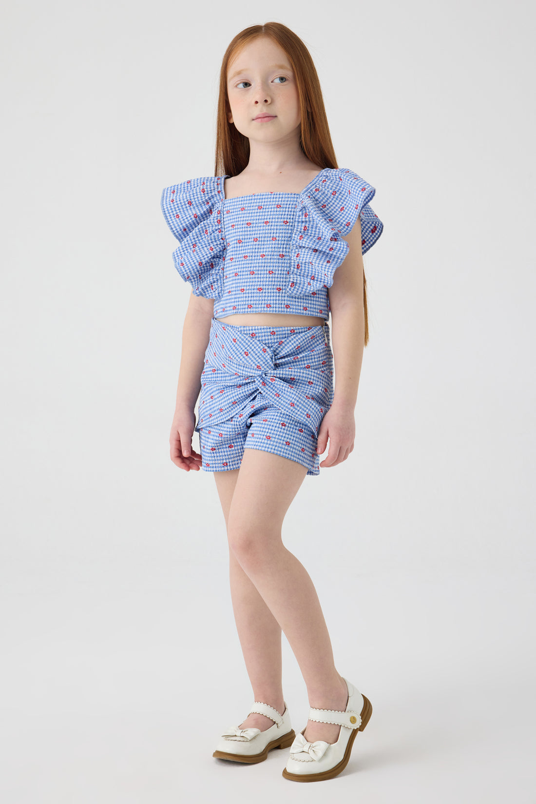 Girl Patterned Shorts