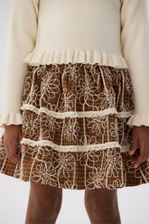 Girl Patterned Skirt - BgStore