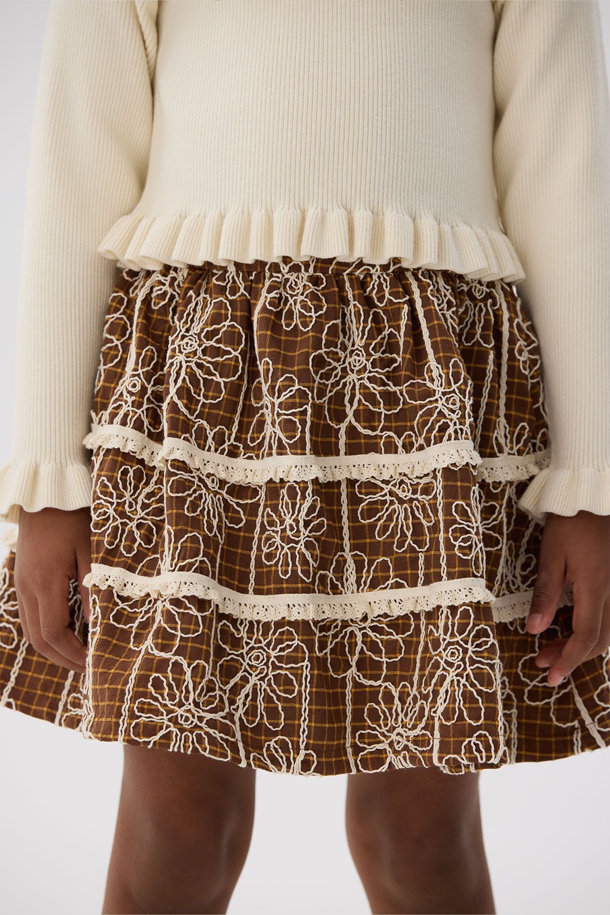 Girl Patterned Skirt - BgStore