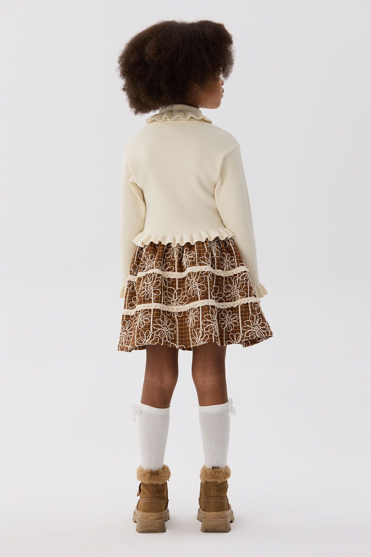 Girl Patterned Skirt - BgStore