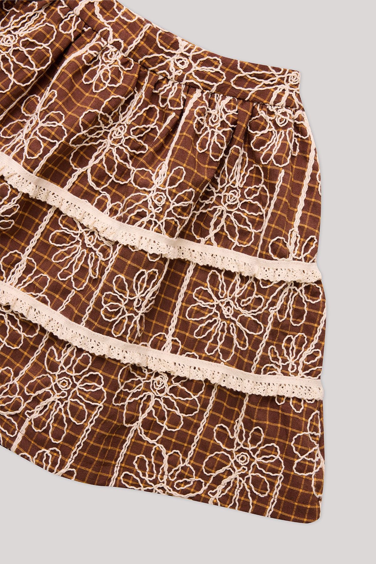 Girl Patterned Skirt - BgStore