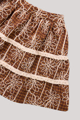 Girl Patterned Skirt - BgStore