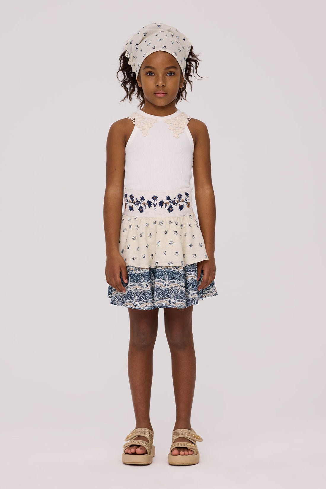 Girl Patterned Skirt