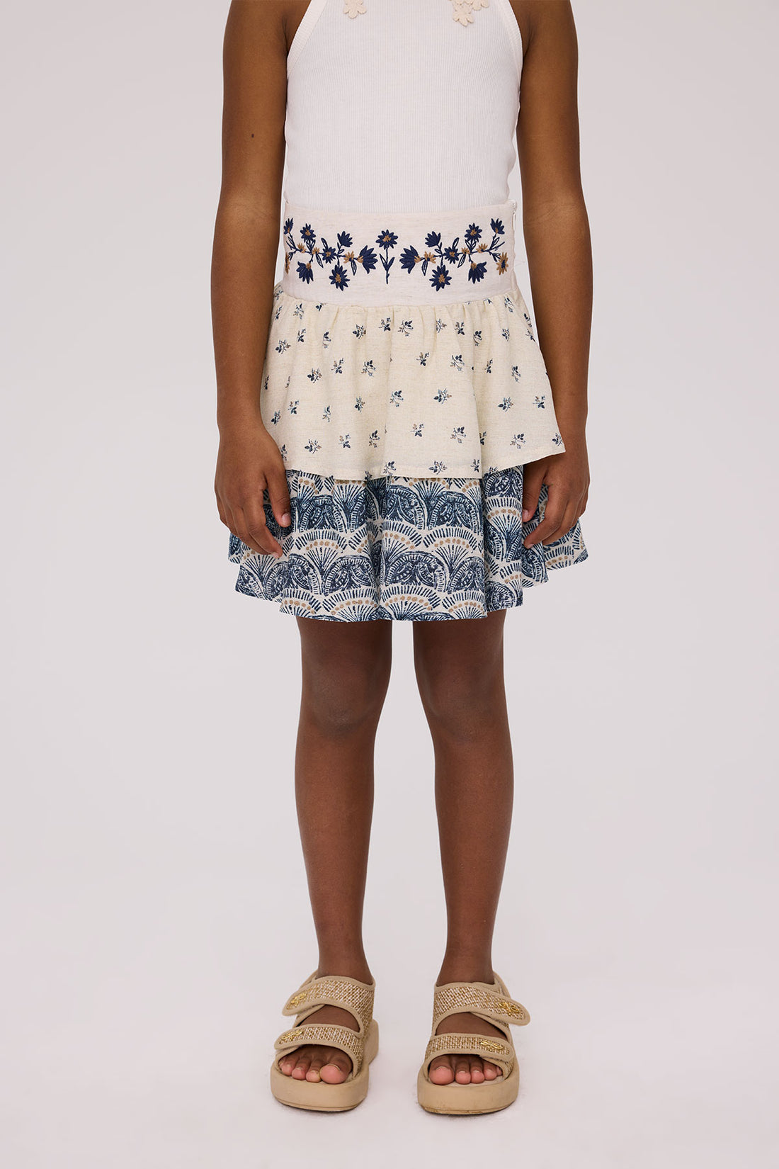Girl Patterned Skirt