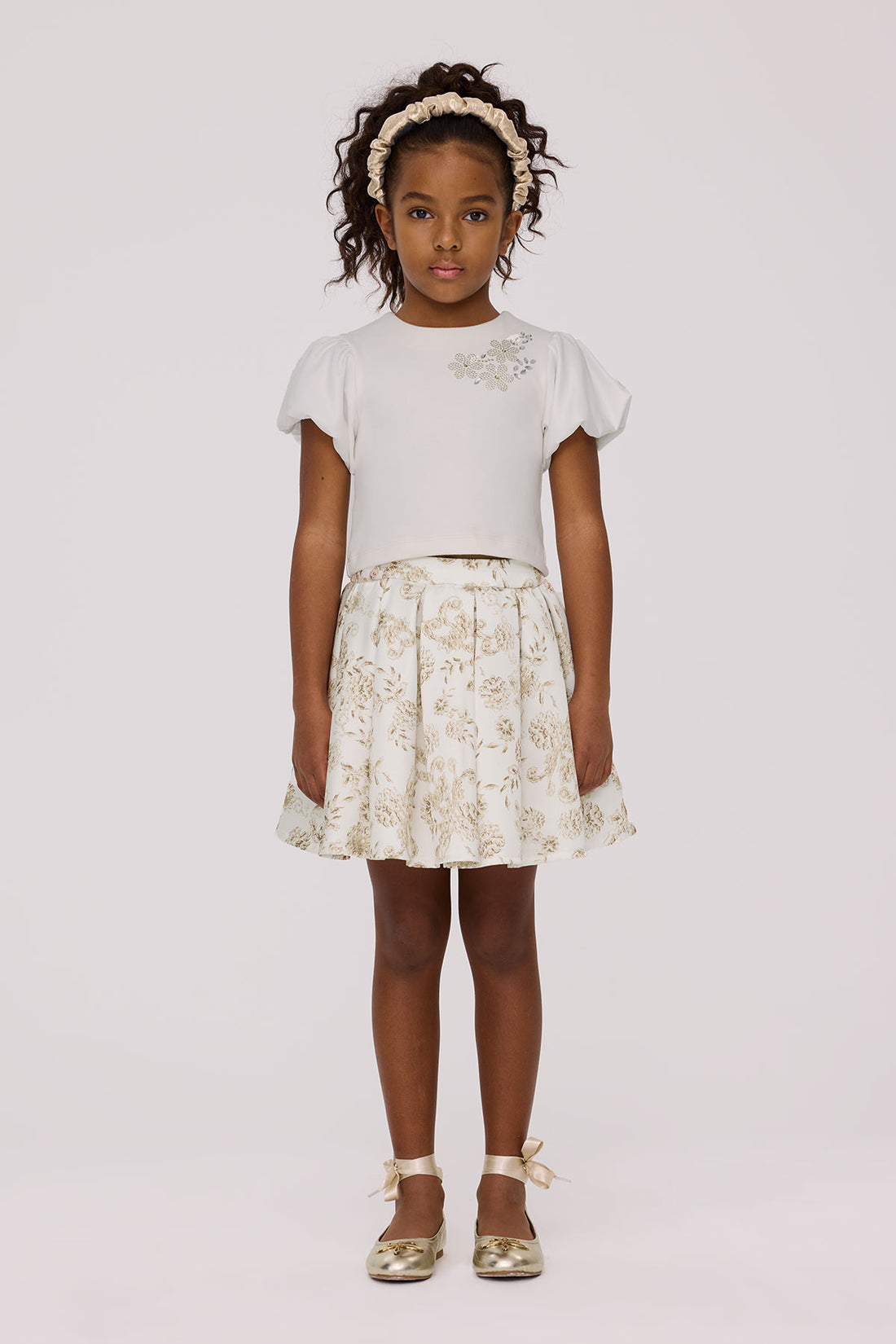 Girl Patterned Skirt