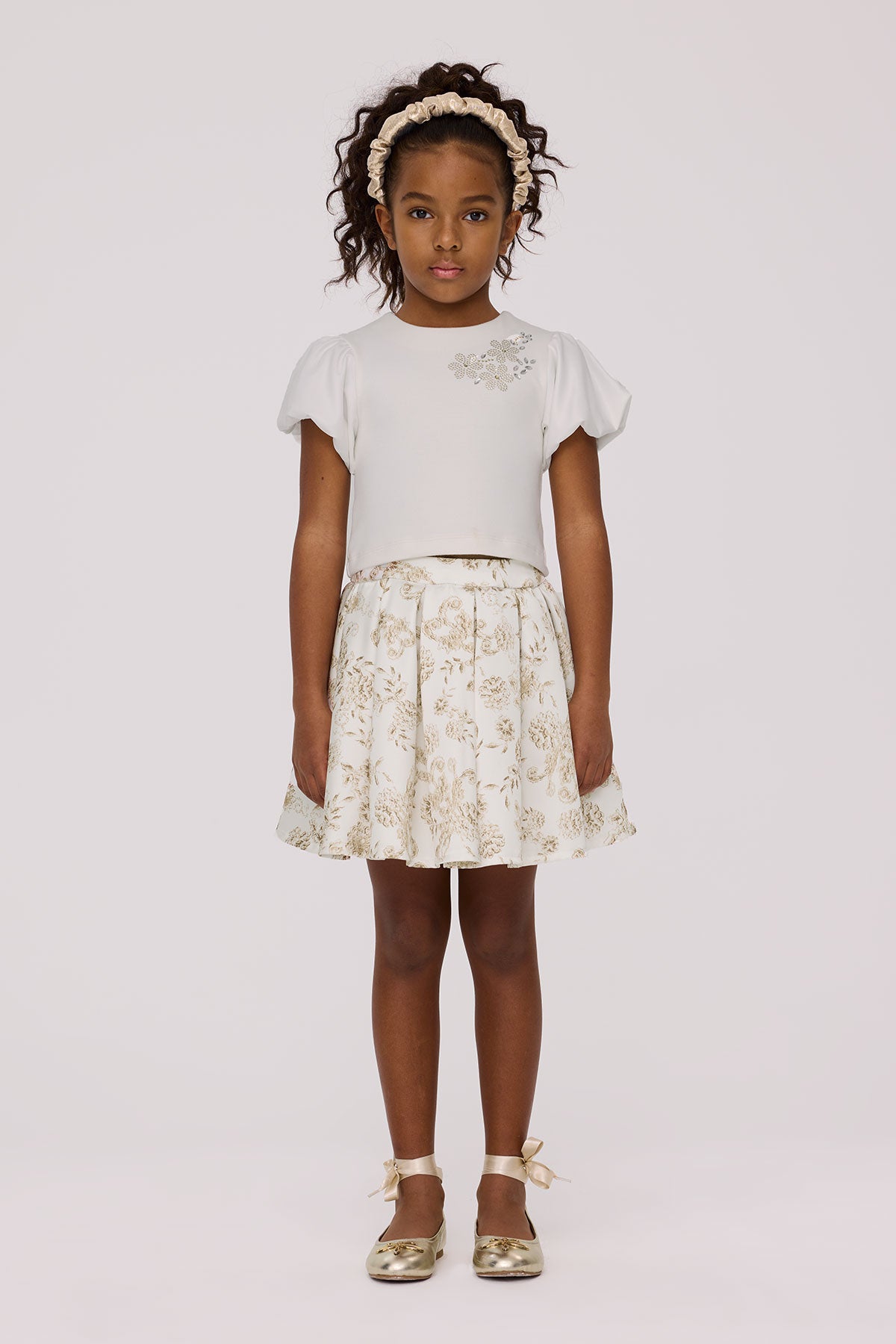 Girl Patterned Skirt