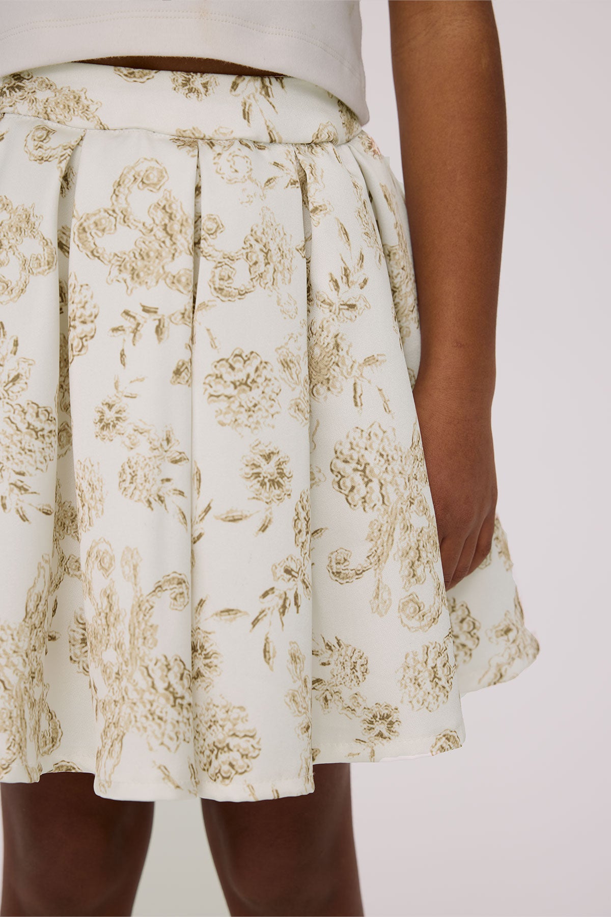Girl Patterned Skirt