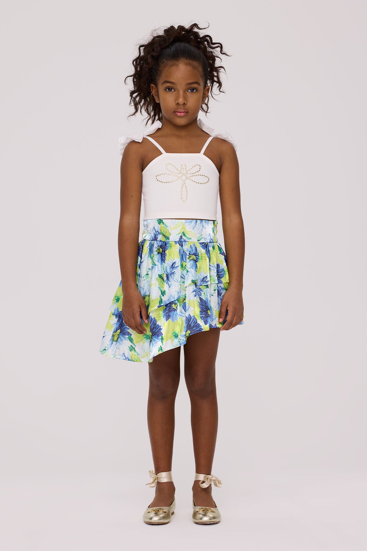 Girl Patterned Skirt