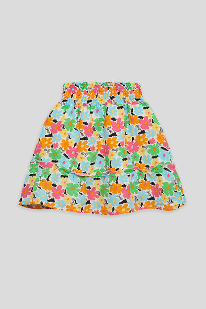 Girl Patterned Skirt