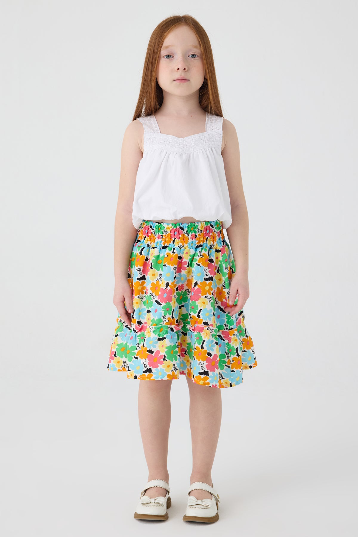 Girl Patterned Skirt