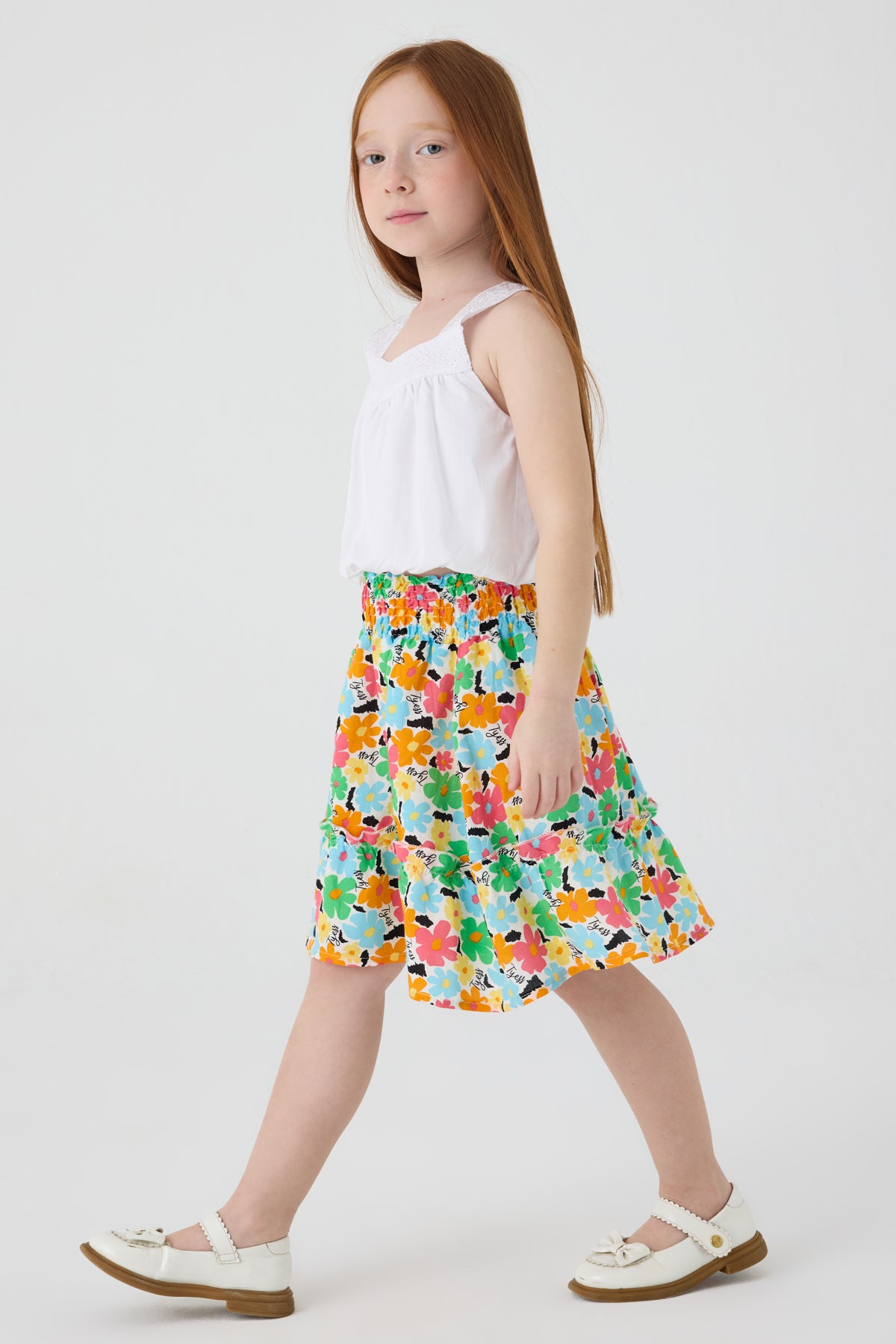 Girl Patterned Skirt