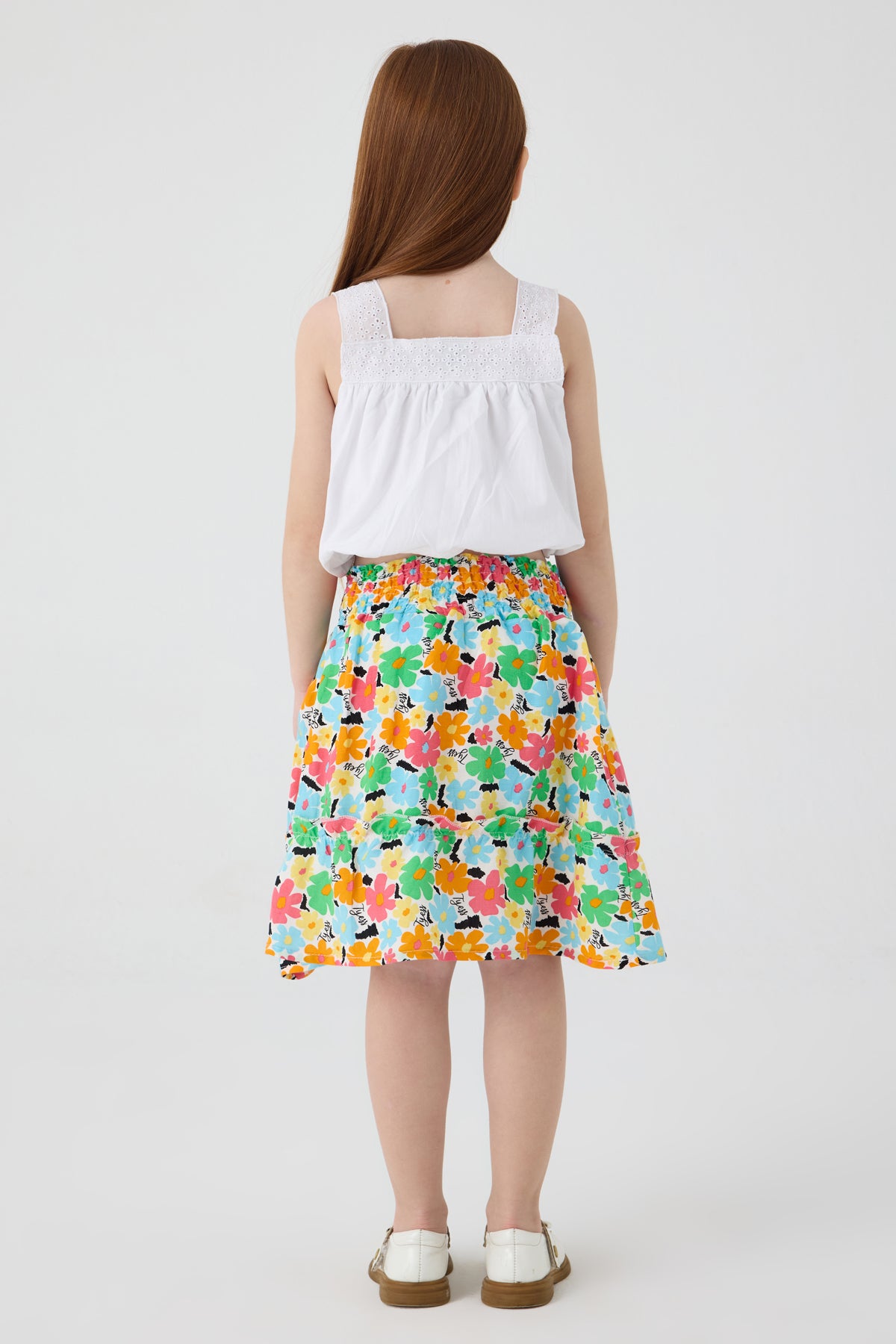 Girl Patterned Skirt