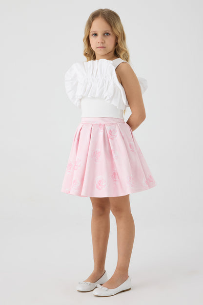 Girl Patterned Skirt