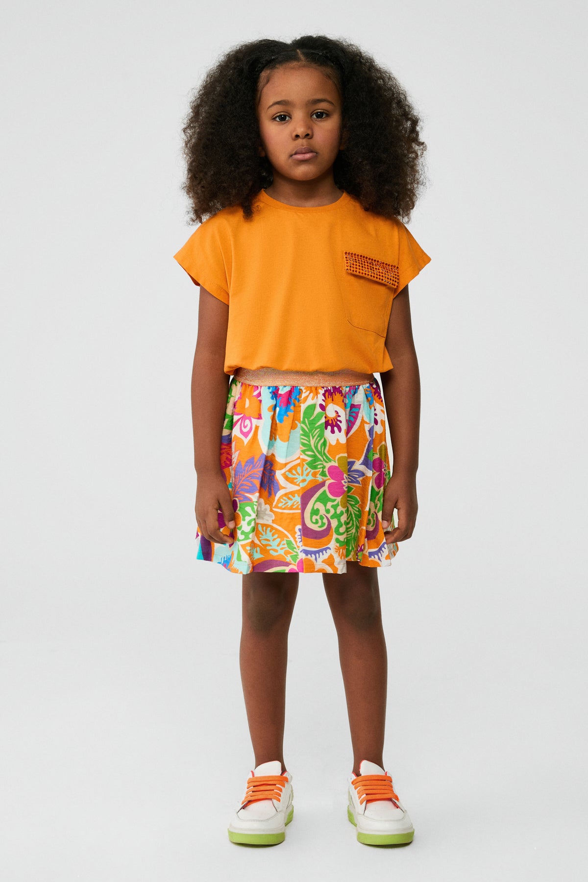 Girl Patterned Skirt
