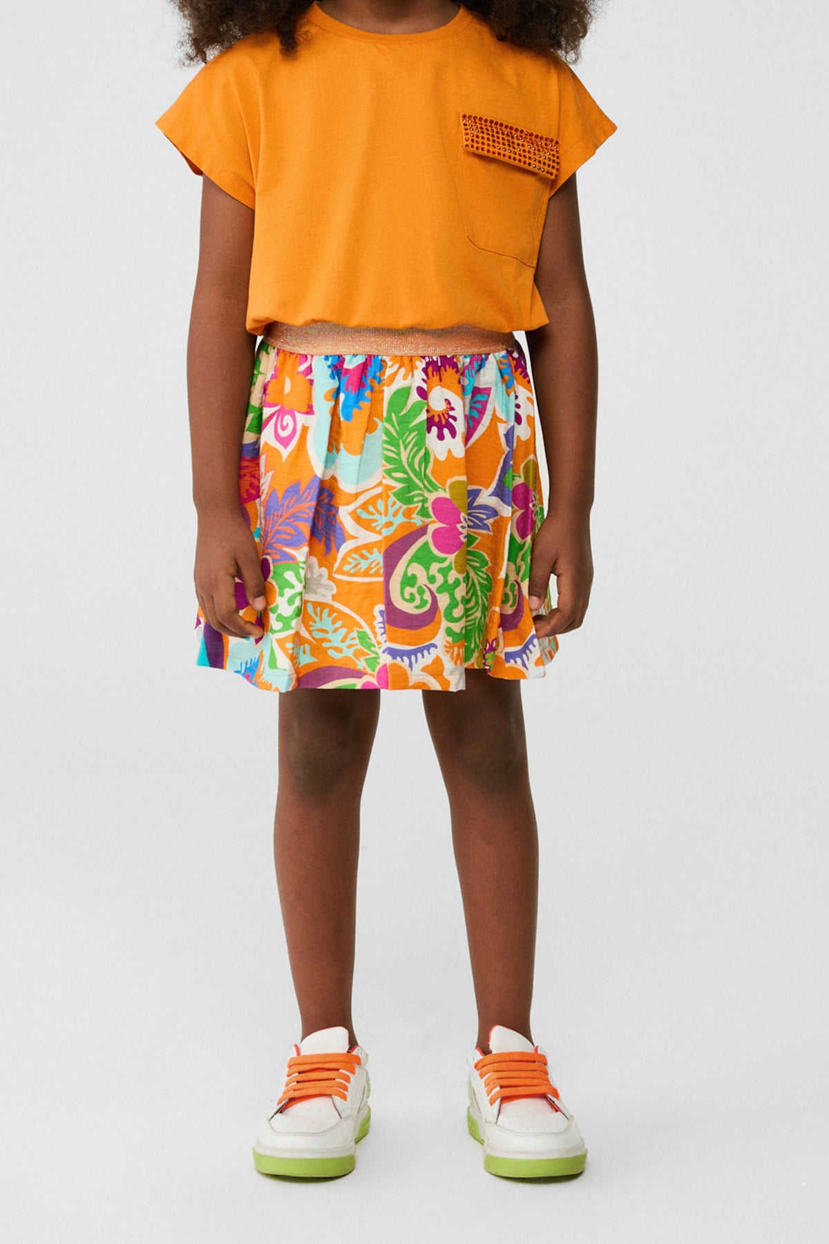 Girl Patterned Skirt