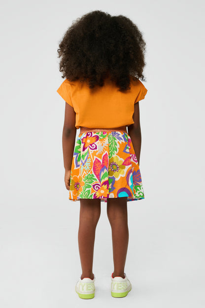 Girl Patterned Skirt