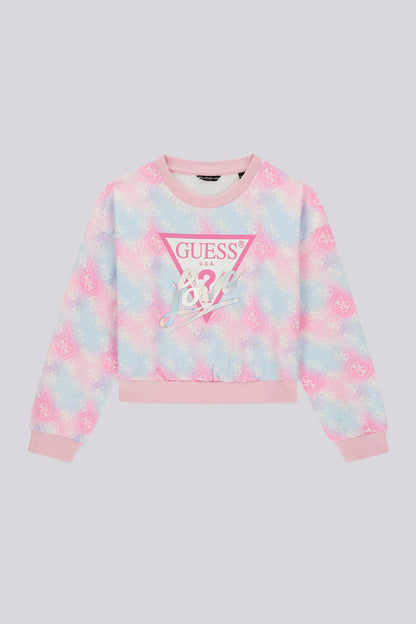 Girl Patterned Sweatshirt