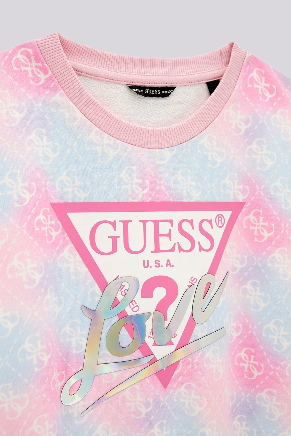 Girl Patterned Sweatshirt