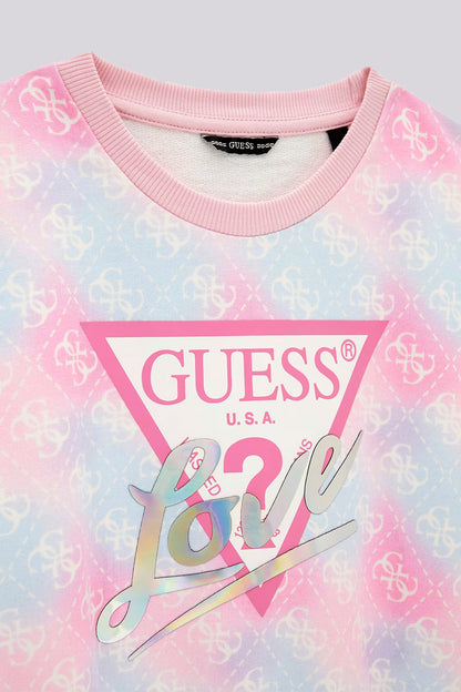 Girl Patterned Sweatshirt