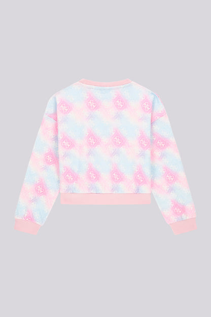 Girl Patterned Sweatshirt
