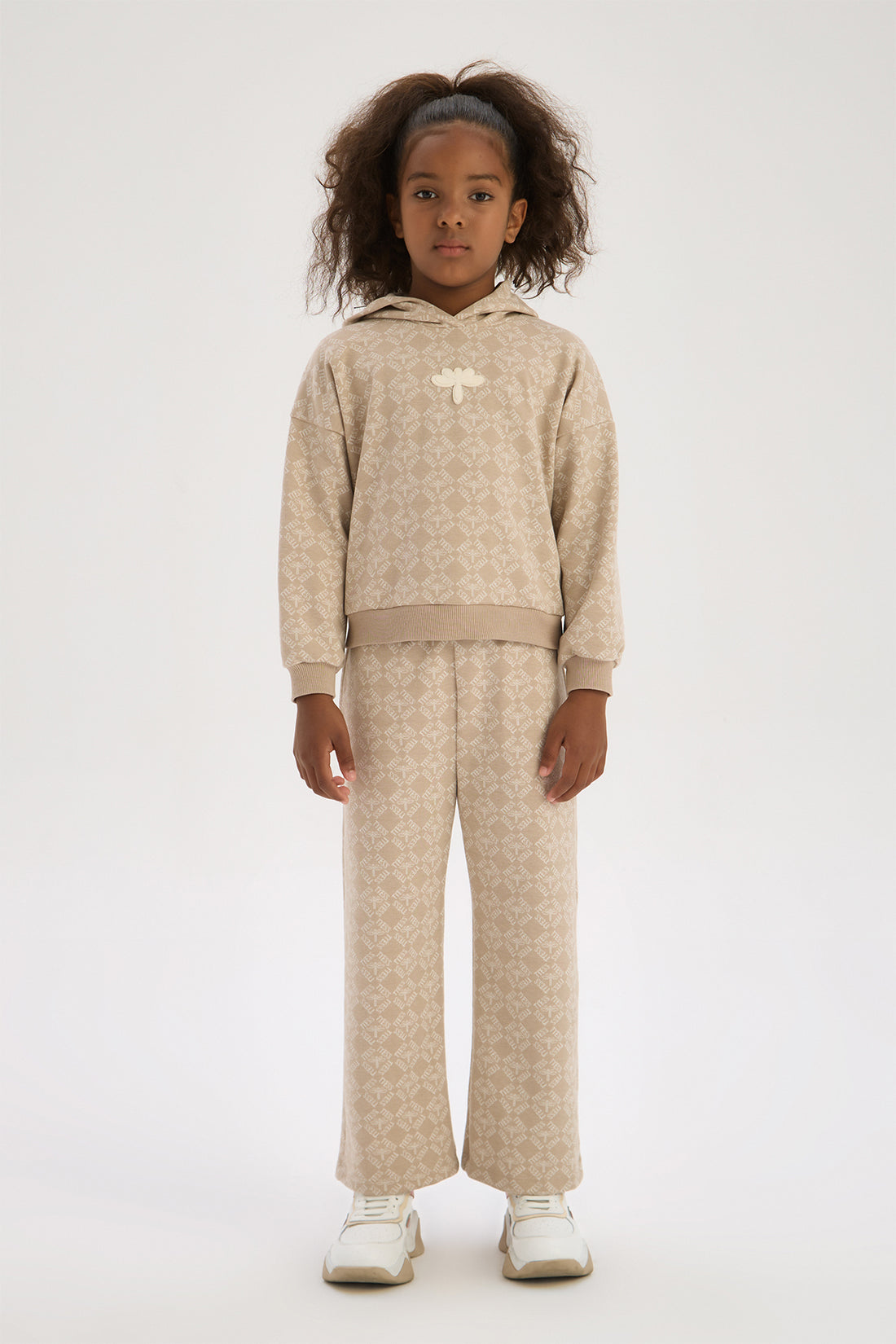 Girl Patterned Sweatshirt