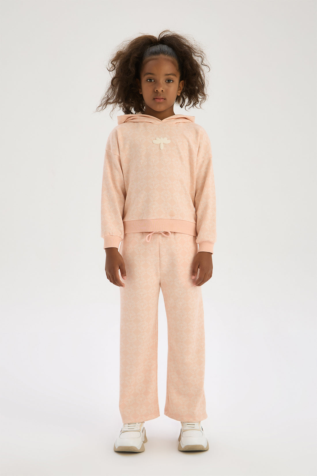 Girl Patterned Sweatshirt