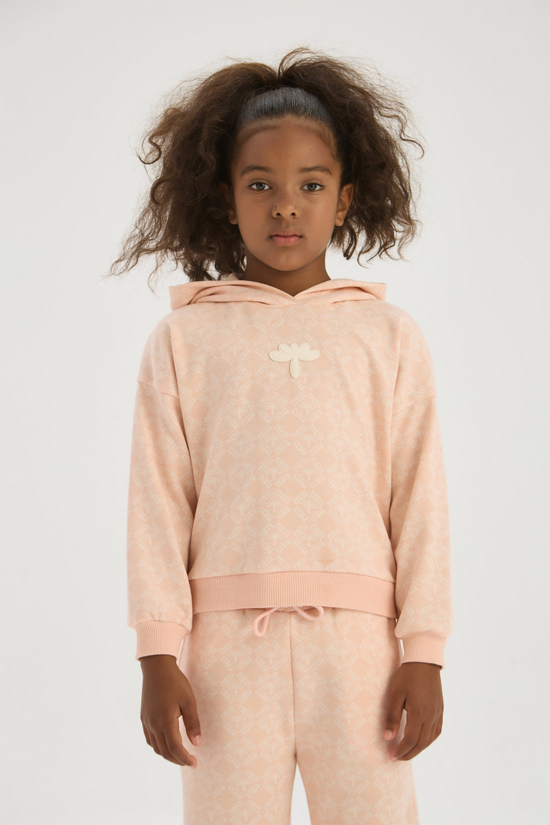 Girl Patterned Sweatshirt