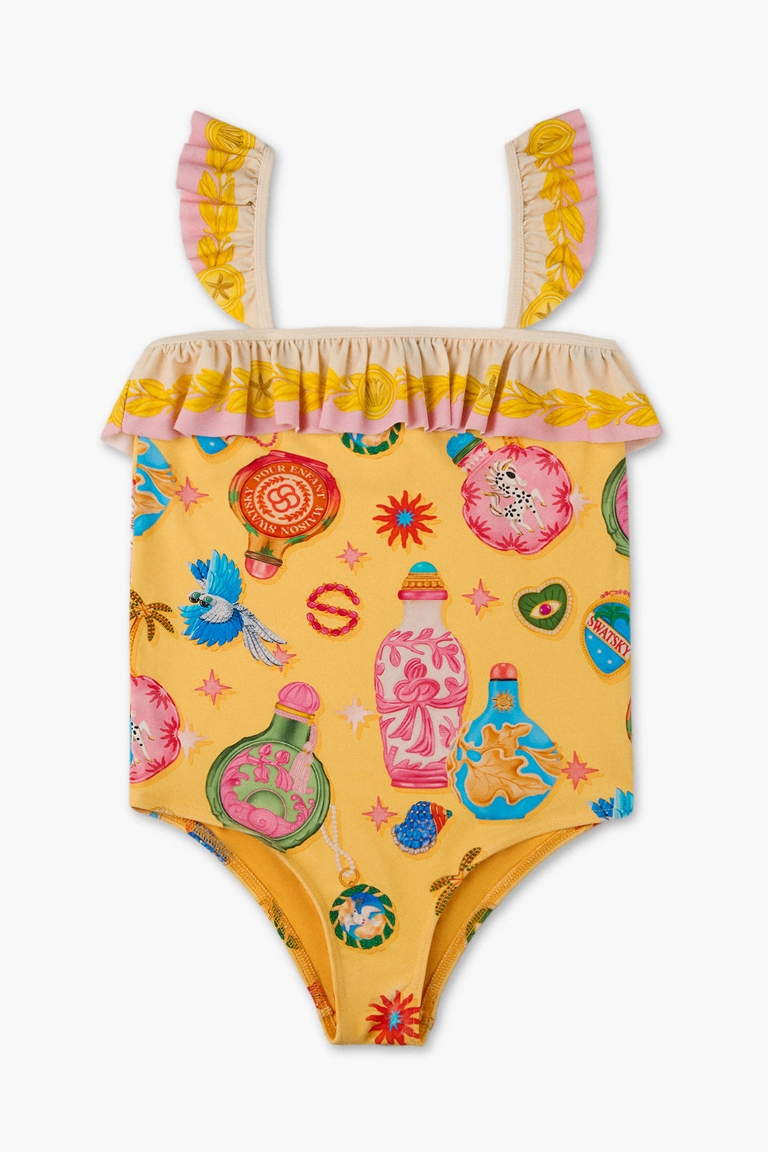 Girl Patterned Swimsuit