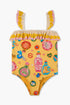 Girl Patterned Swimsuit