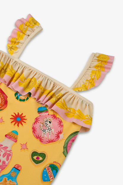 Girl Patterned Swimsuit