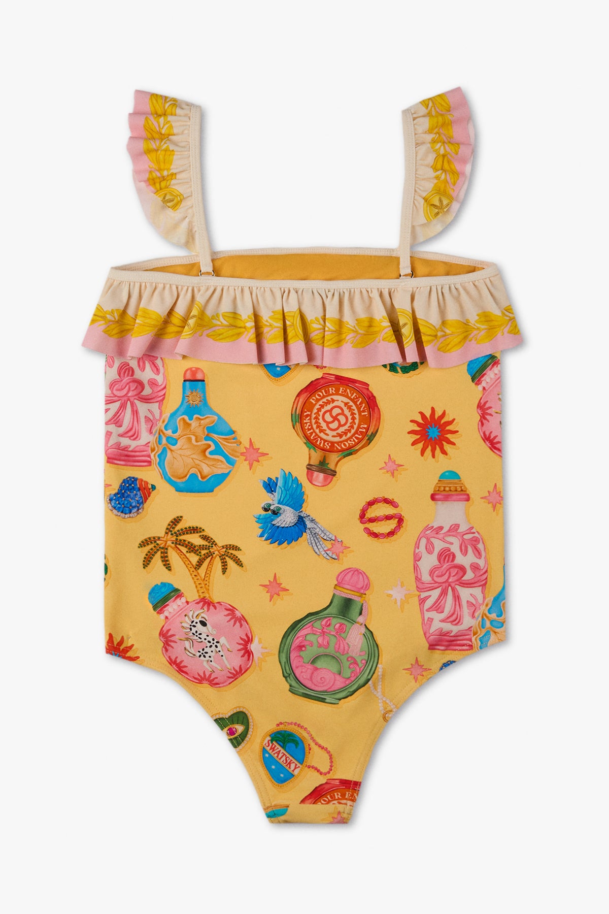 Girl Patterned Swimsuit