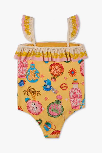 Girl Patterned Swimsuit