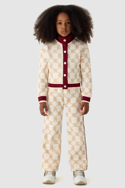 Girl Patterned Tracksuit Top