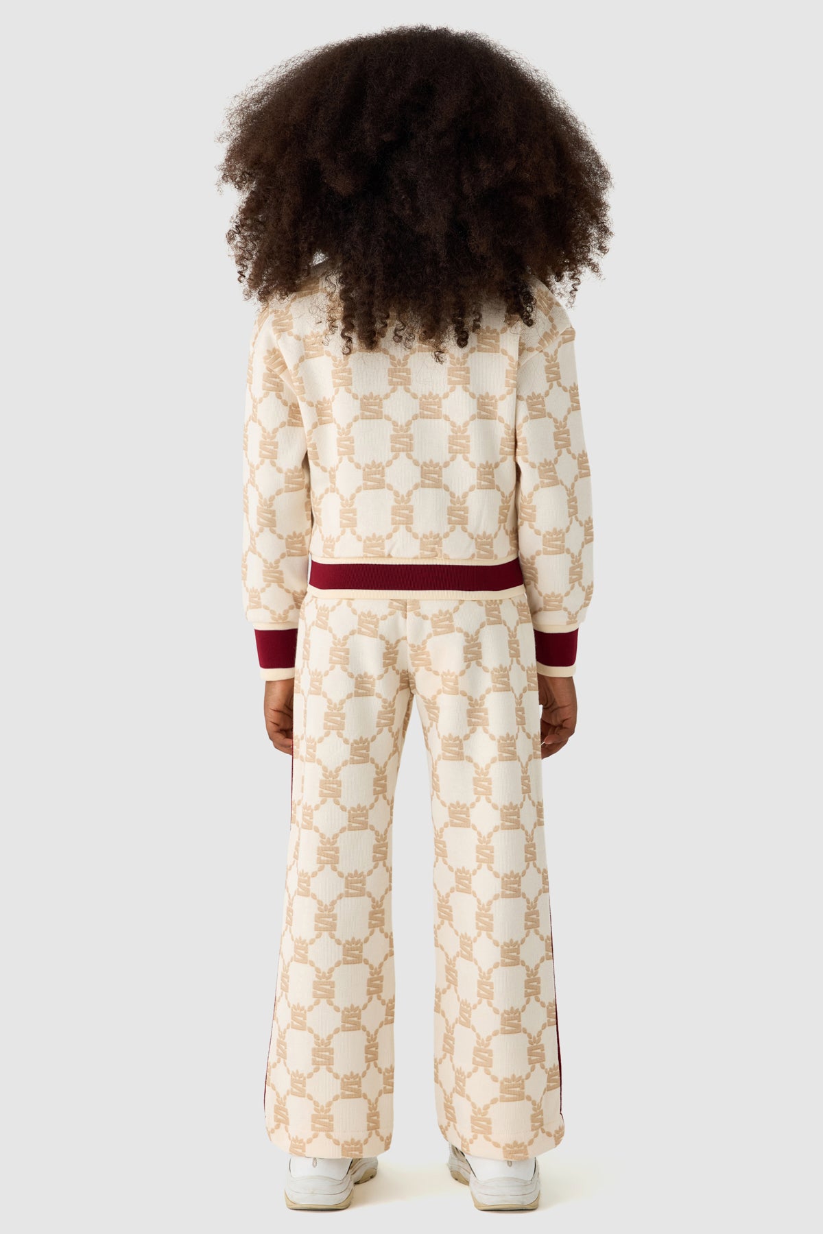 Girl Patterned Tracksuit Top