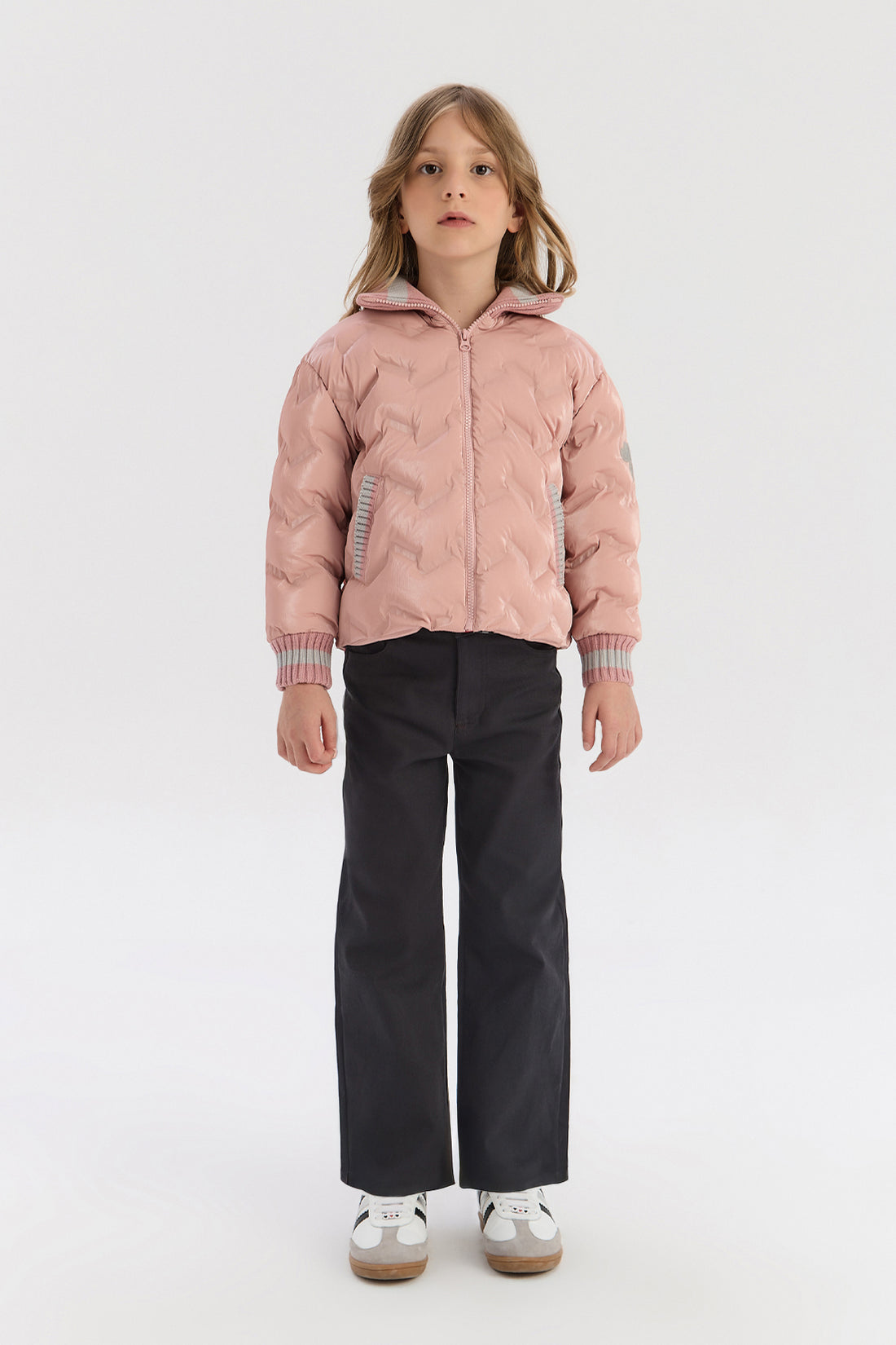 Girl Pink Coat