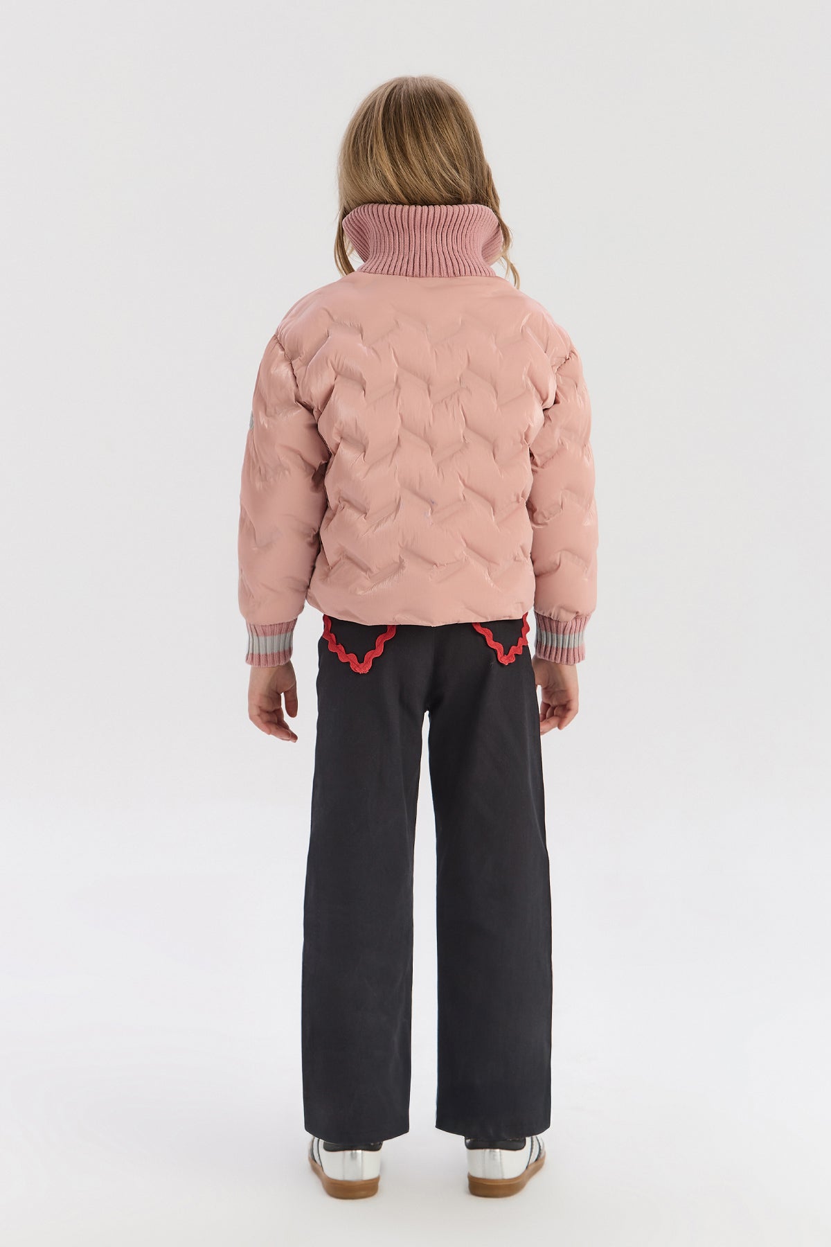 Girl Pink Coat