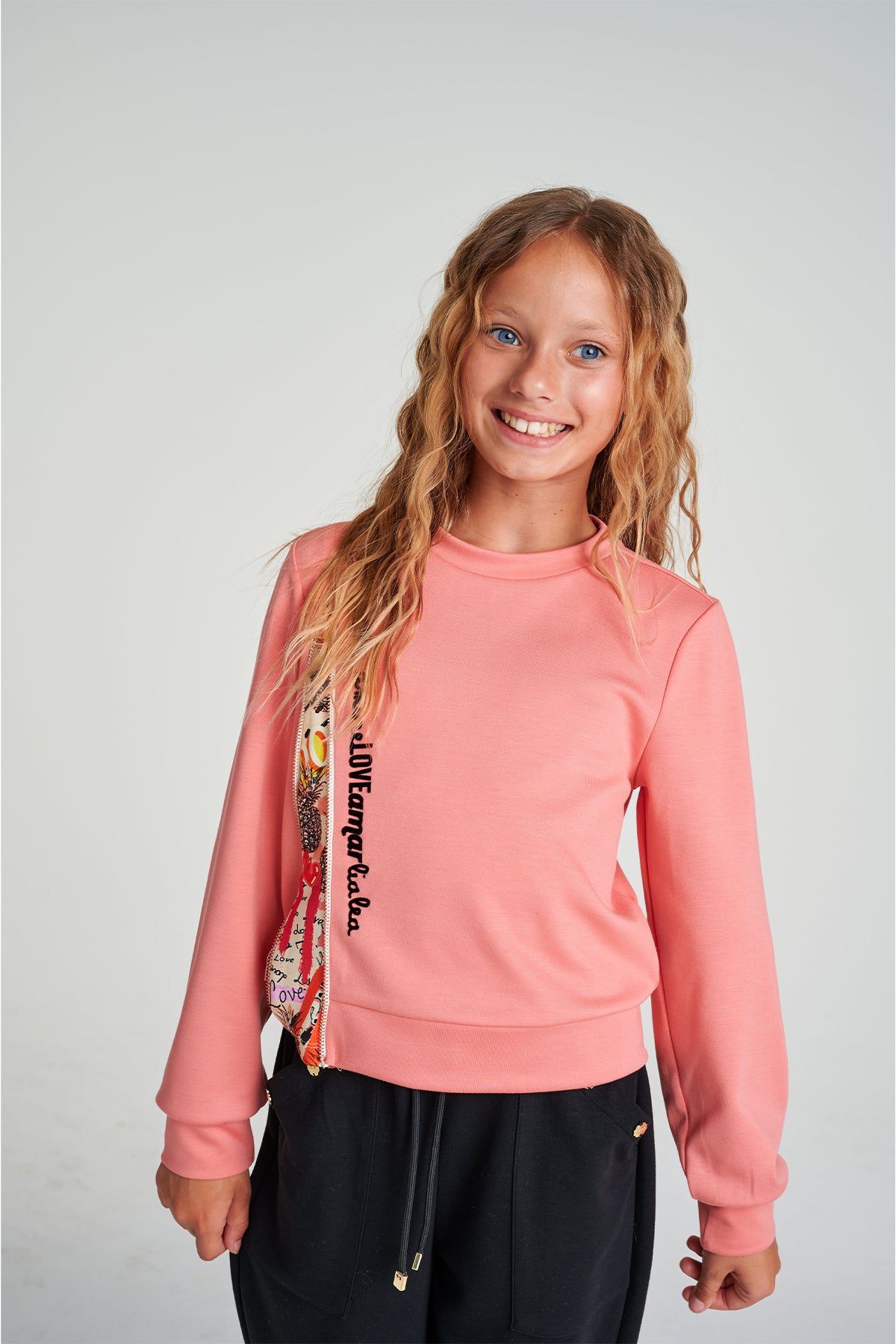 Girl Pink Sweatshirt